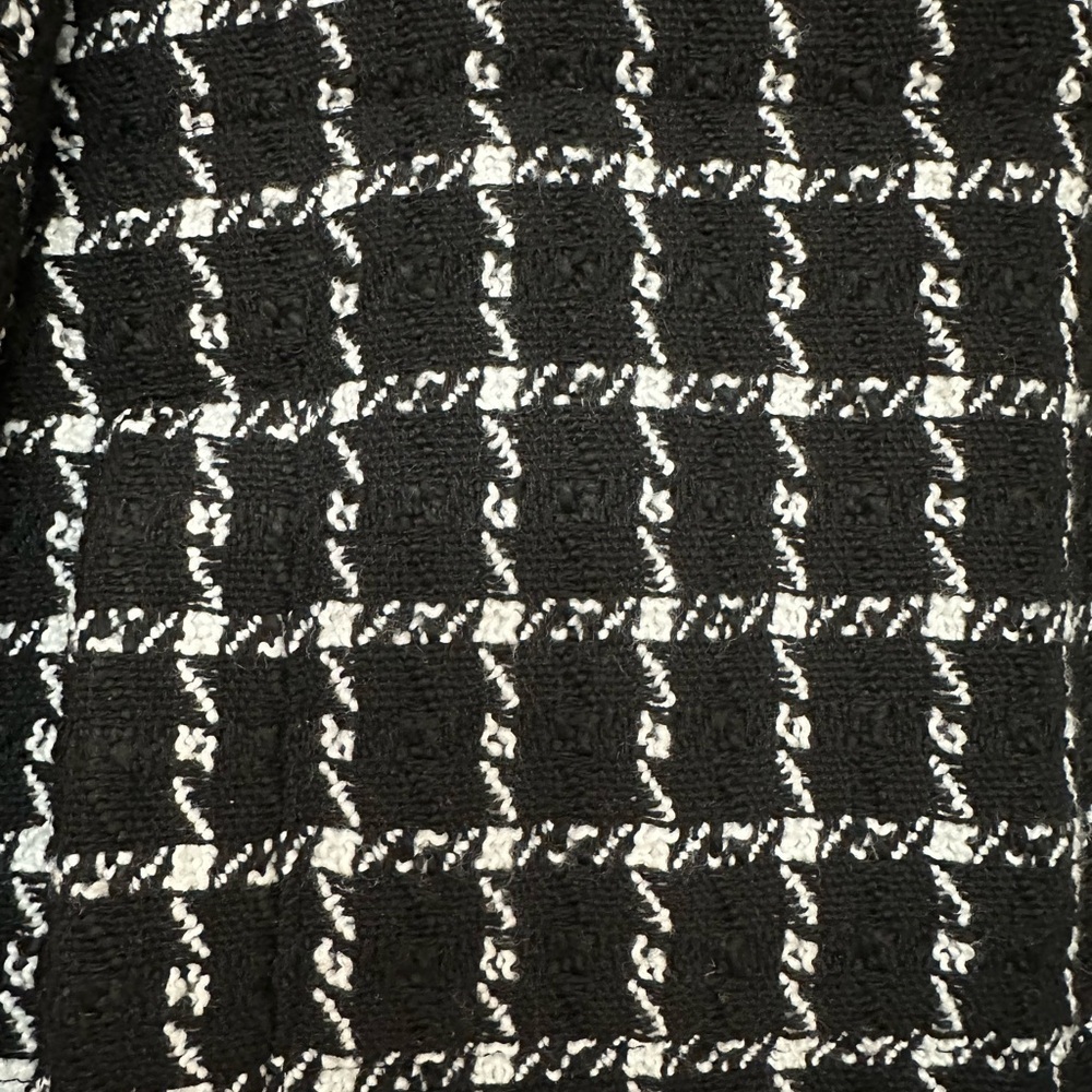 Jason Wu Black and White Tweed Puffer Size M Jacket - Picture 6 of 11